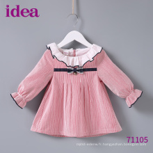 71105 Robe bébé fille à rayures Robe fille 100% coton